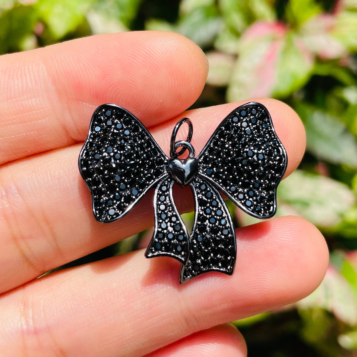 10pcs/lot 30*26mm CZ Paved Bow Bowknot Charms CZ Paved Charms Bow Ties New Charms Arrivals Charms Beads Beyond