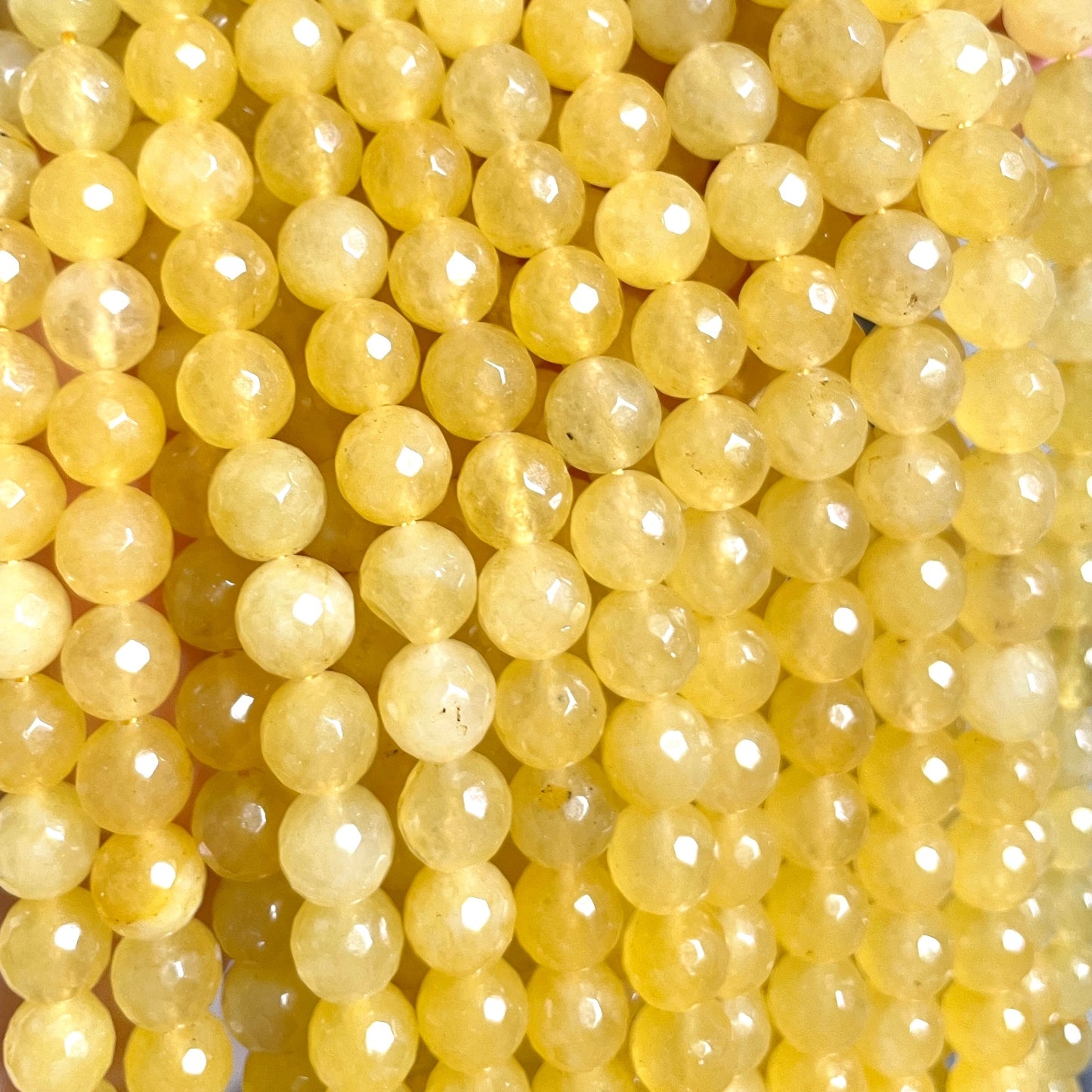 2 Strands/lot 10mm Yellow Green Red Black Jade Faceted Stone Beads for Black History Month Juneteenth Awareness Yellow Stone Beads Juneteenth & Black History Month Awareness New Beads Arrivals Round Jade Beads Charms Beads Beyond