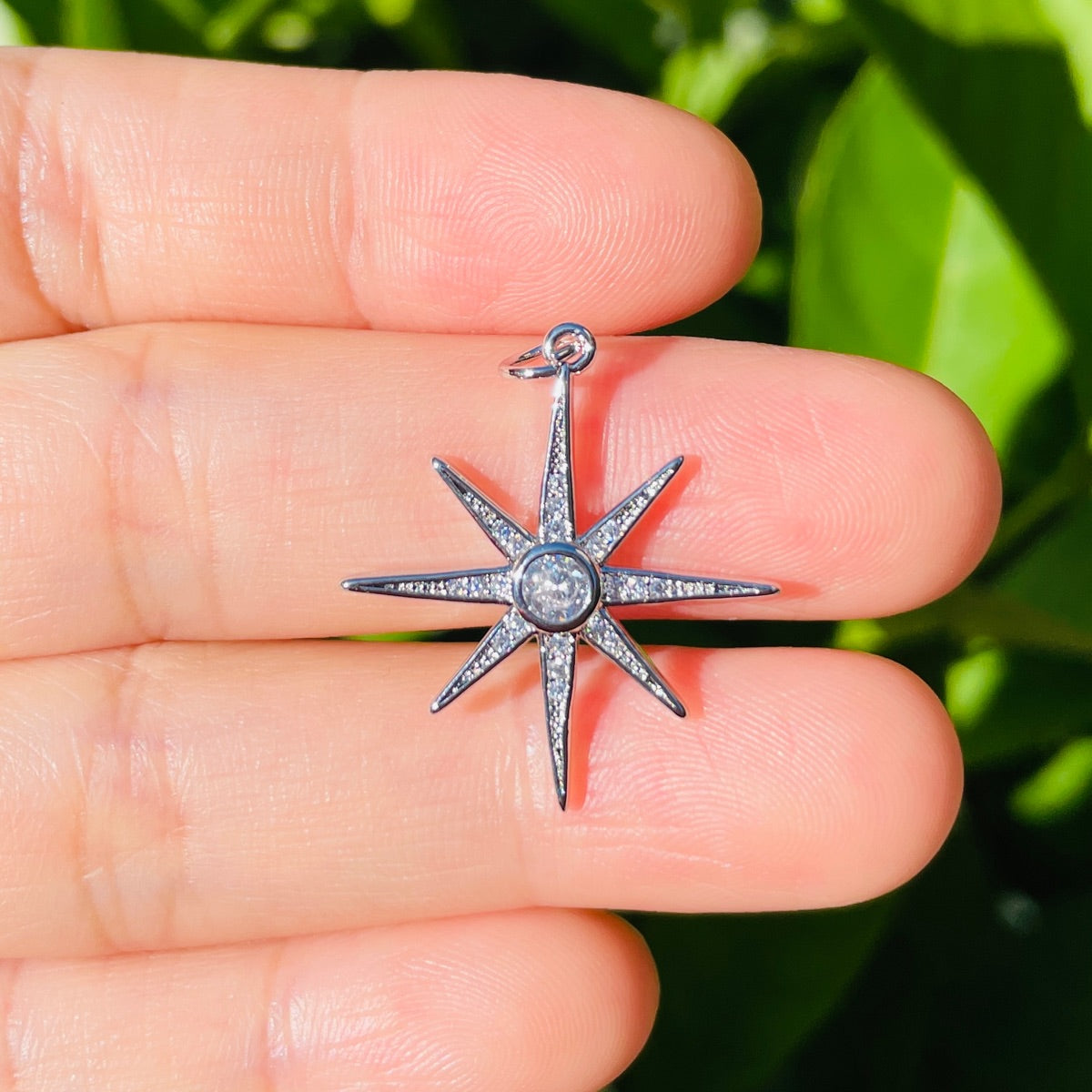 10pcs/lot Gold Silver CZ Paved Star Charms Silver CZ Paved Charms New Charms Arrivals Sun Moon Stars Charms Beads Beyond