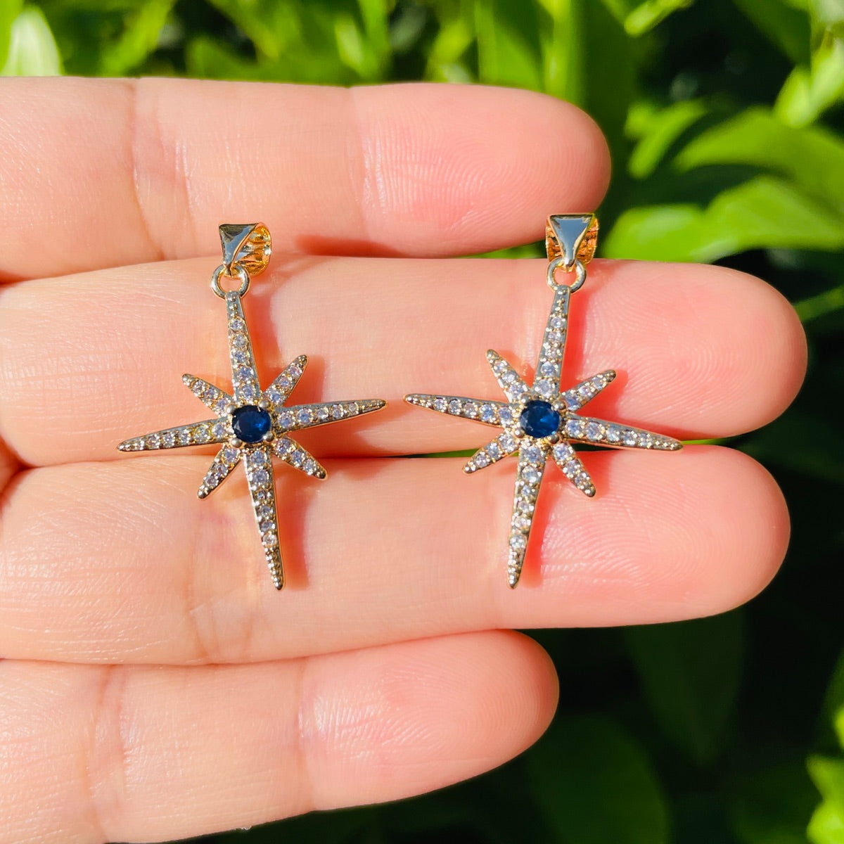 5-10pcs/lot CZ Paved Star Charms CZ Paved Charms New Charms Arrivals Sun Moon Stars Charms Beads Beyond