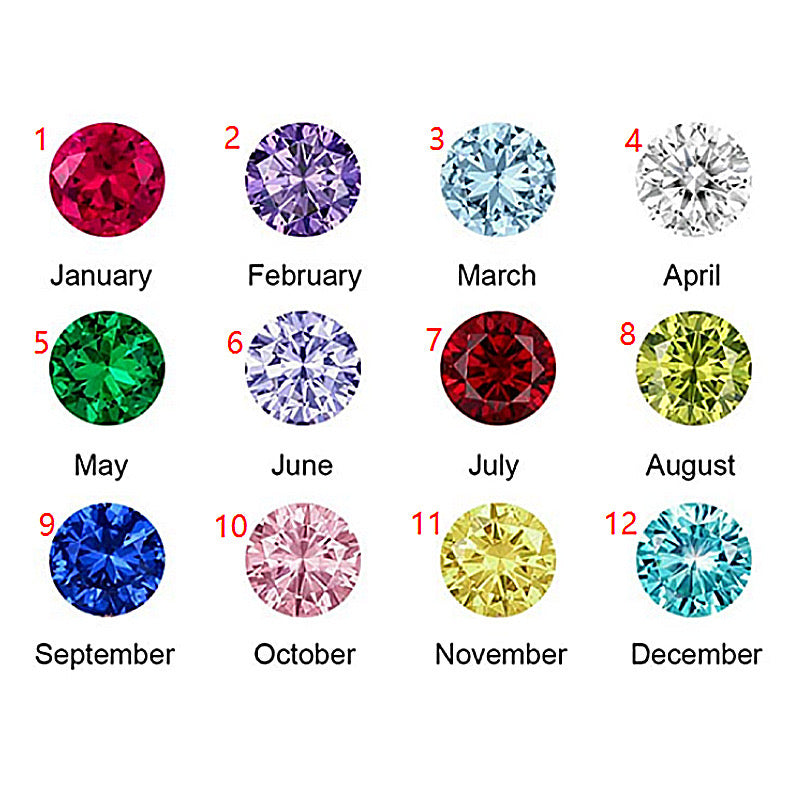 6-12pcs/lot Colorful Diamond Birthstone Rhinestone Pave Open Stainless Steel Bangle for Women Women Bracelets Charms Beads Beyond