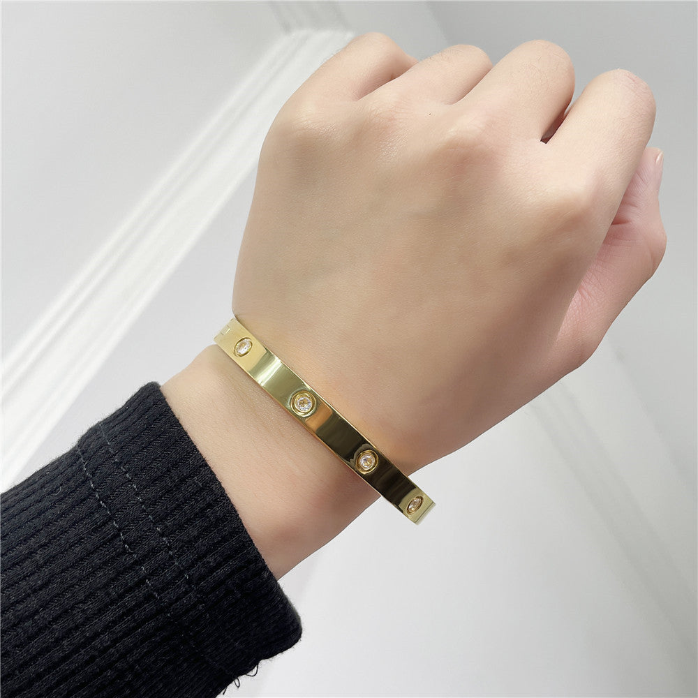 5pcs/lot Stainless Steel Bangle for Women & Men Women & Men Bracelets On Sale Charms Beads Beyond