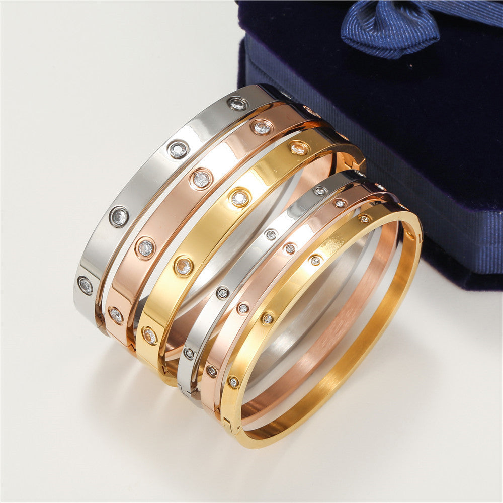5pcs/lot Stainless Steel Bangle for Women & Men Women & Men Bracelets On Sale Charms Beads Beyond