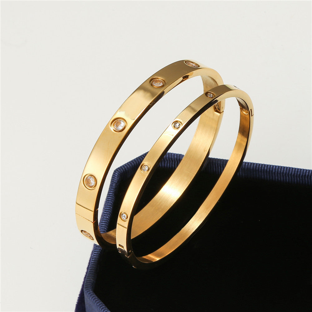 5pcs/lot Stainless Steel Bangle for Women & Men Women & Men Bracelets On Sale Charms Beads Beyond