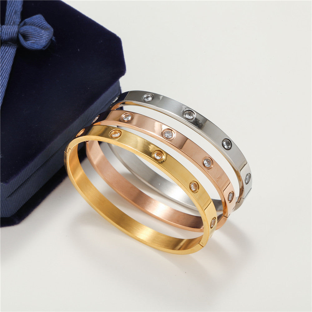 5pcs/lot Stainless Steel Bangle for Women & Men Women & Men Bracelets On Sale Charms Beads Beyond