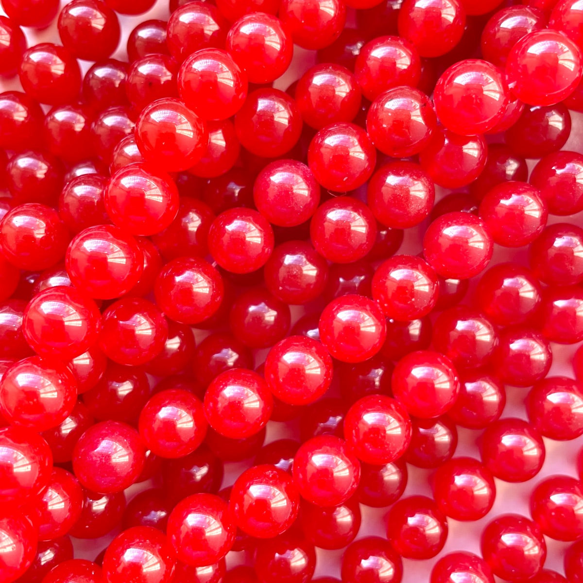 2 Strands/lot 10mm Colorful Candy Color Jade Stone Round Beads Red Stone Beads New Beads Arrivals Round Jade Beads Charms Beads Beyond