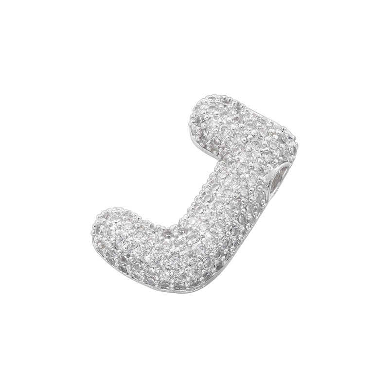 10-26pcs/lot CZ Paved Initial Letter Alphabet Charms-Gold, Silver CZ Paved Charms Initials & Numbers New Charms Arrivals Charms Beads Beyond