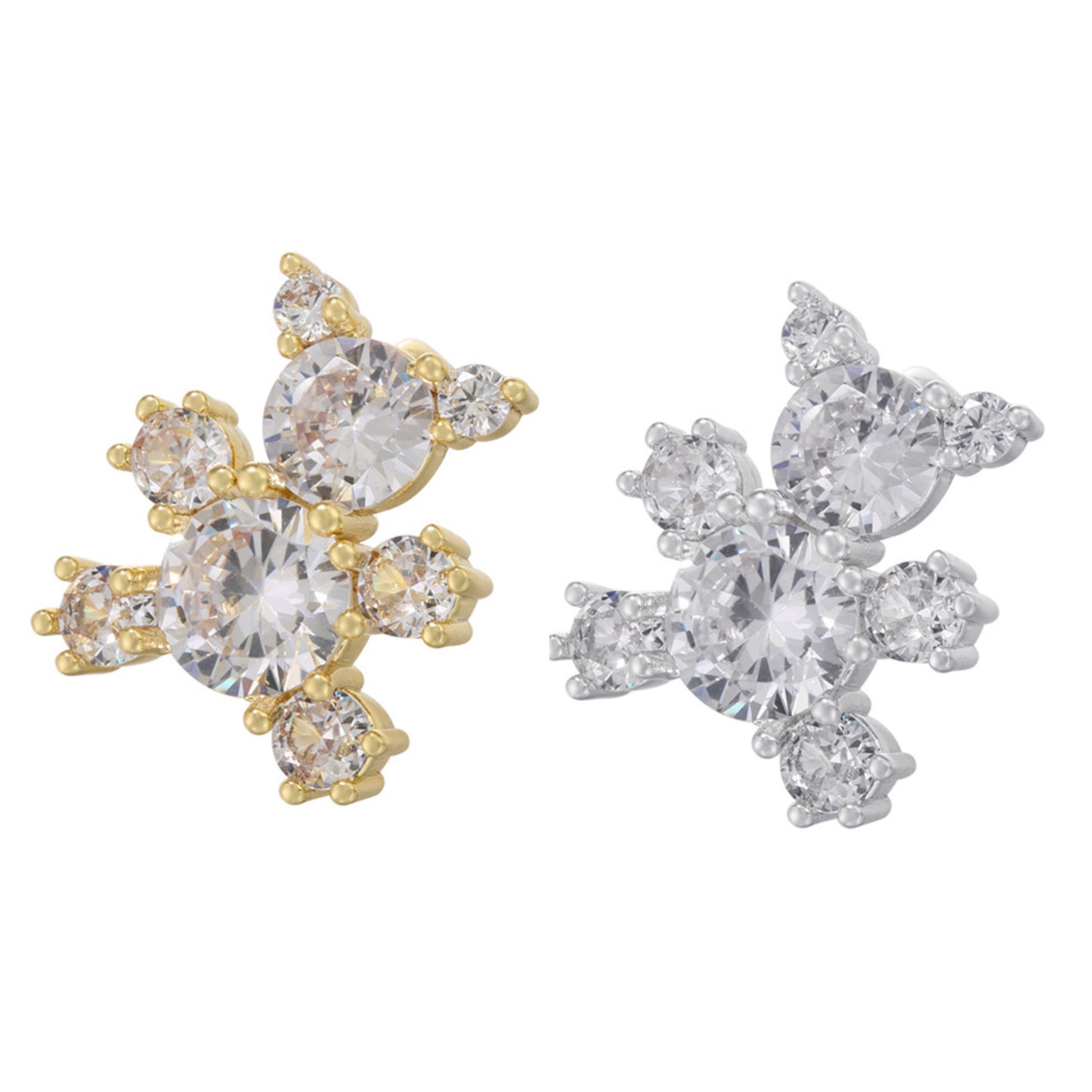 10pcs/lot Pearl Pave Gold Silver Cute Bear Charms Mix Style 3 CZ Paved Charms Animals & Insects Charms Beads Beyond