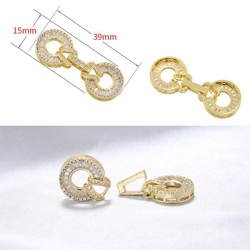 5pcs/lot CZ Paved Clasps Connector for Bracelets & Necklaces Making Accessories Charms Beads Beyond