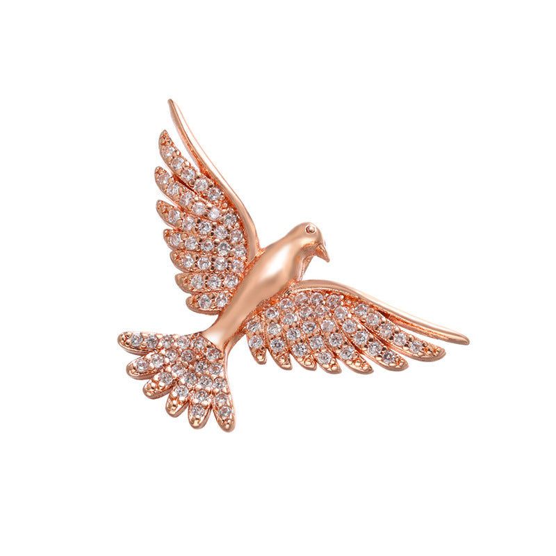 10pcs/lot CZ Paved Eagle Charms Model C CZ Paved Charms Charms Beads Beyond