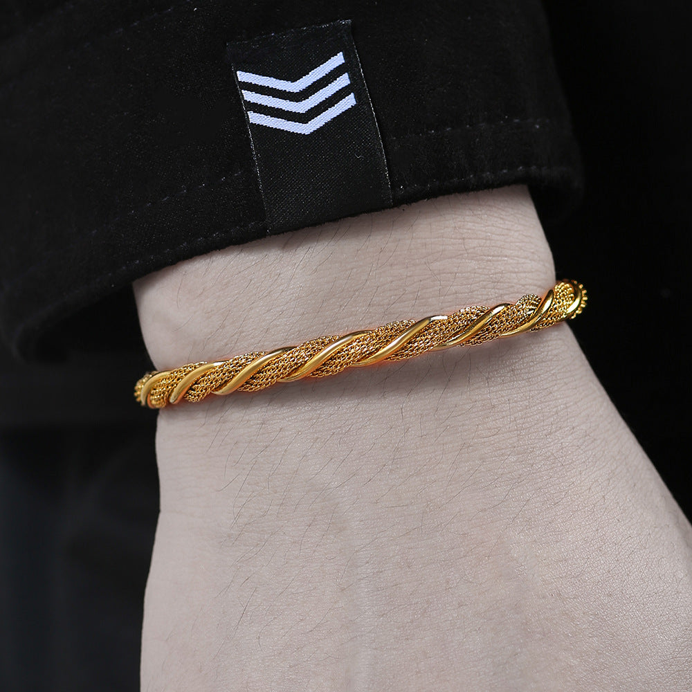 5pcs/lot Stainless Steel Twist Bangle for Women & Men Women & Men Bracelets Charms Beads Beyond
