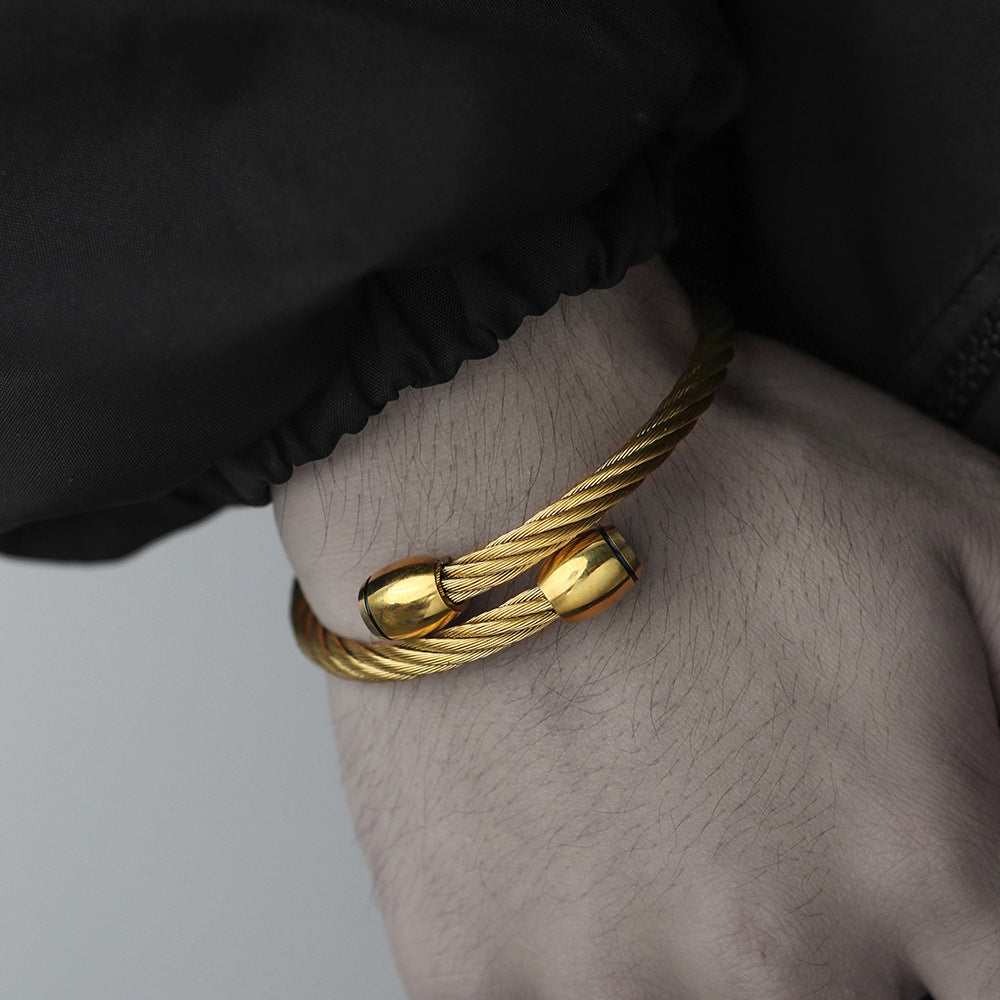 5pcs/lot Stainless Steel Adjustbale Bangle for Women & Men Mix Color-5pcs Women & Men Bracelets Charms Beads Beyond
