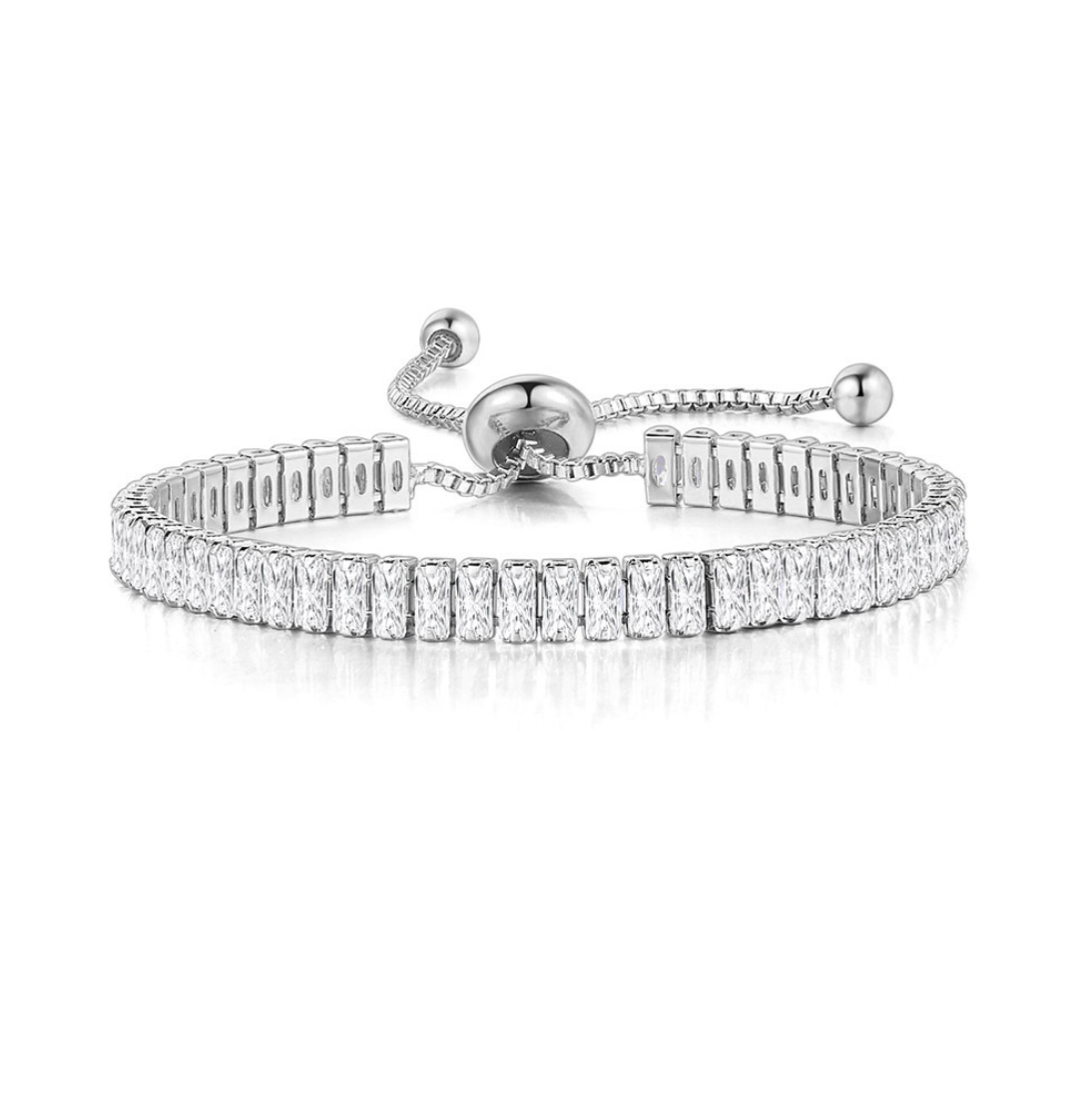 10pcs/lot Gold Plated 2.5*5mm CZ Paved Adjustable Bracelet Women Bracelets Charms Beads Beyond