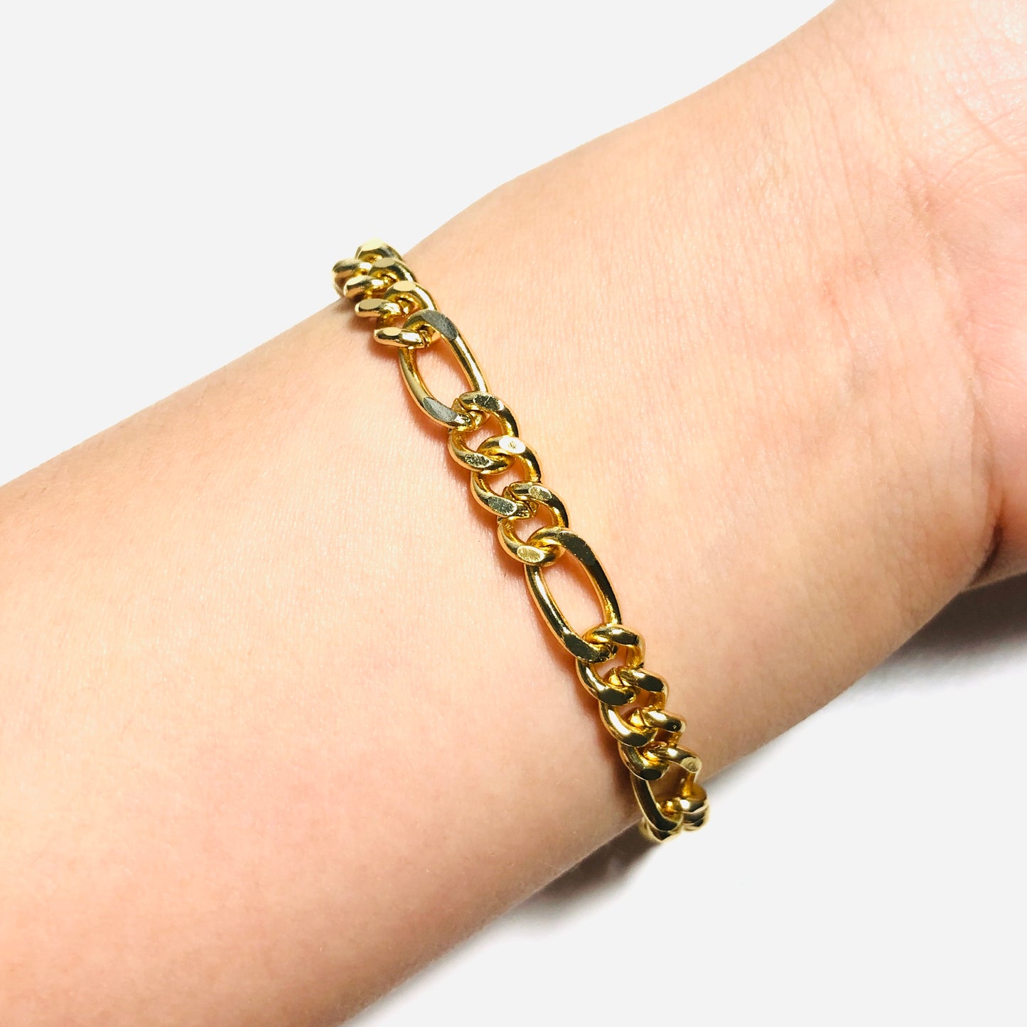 5pcs/lot 7/8/9 inch Heart Clasp Gold Plated Chain Bracelet Women Bracelets Charms Beads Beyond