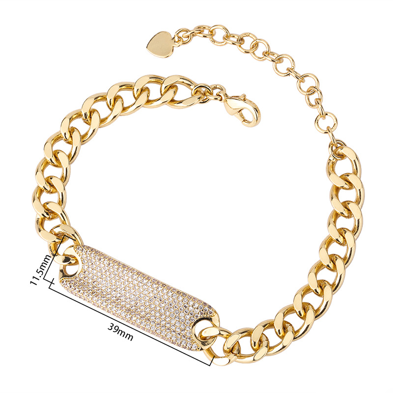 2pcs/lot Clear CZ Paved Chain Bracelet + Necklaces Set Women Bracelets Charms Beads Beyond