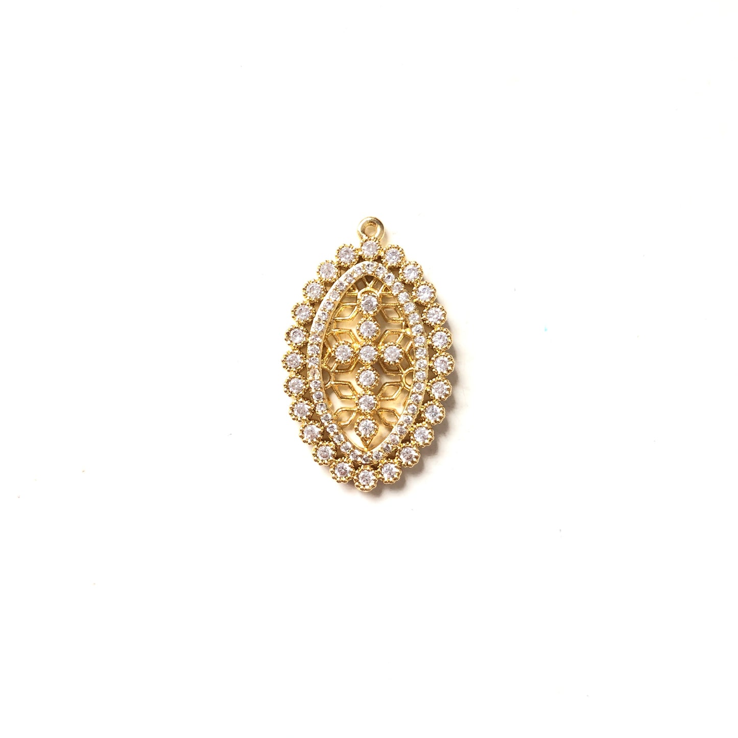 5-10pcs/lot 31*19mm CZ Paved Big Size Cross Charms Gold CZ Paved Charms Crosses Large Sizes Charms Beads Beyond