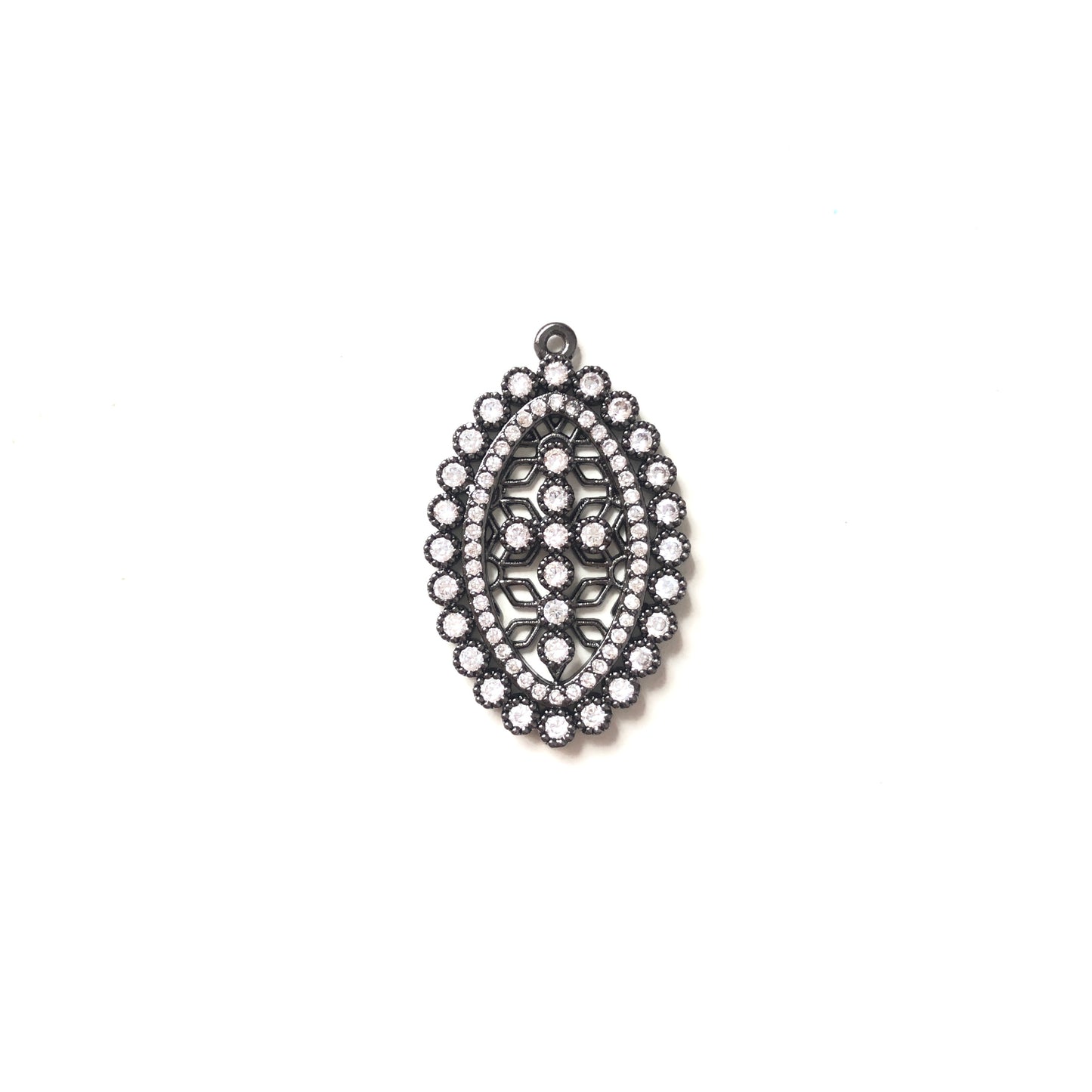 5-10pcs/lot 31*19mm CZ Paved Big Size Cross Charms Black CZ Paved Charms Crosses Large Sizes Charms Beads Beyond