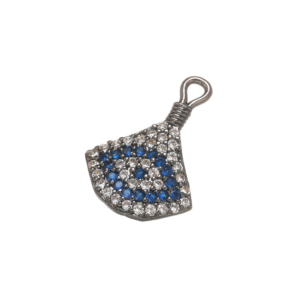 10pcs/lot 18*13mm Multicolor CZ Paved Evil Eye Charms Black CZ Paved Charms Colorful Zirconia Evil Eyes Charms Beads Beyond