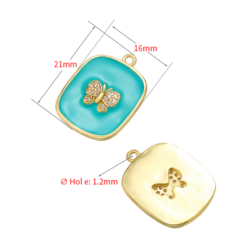 10pcs/lot 21*16mm Enamel Butterfly Charm for Bracelet & Necklace Making Enamel Charms Charms Beads Beyond