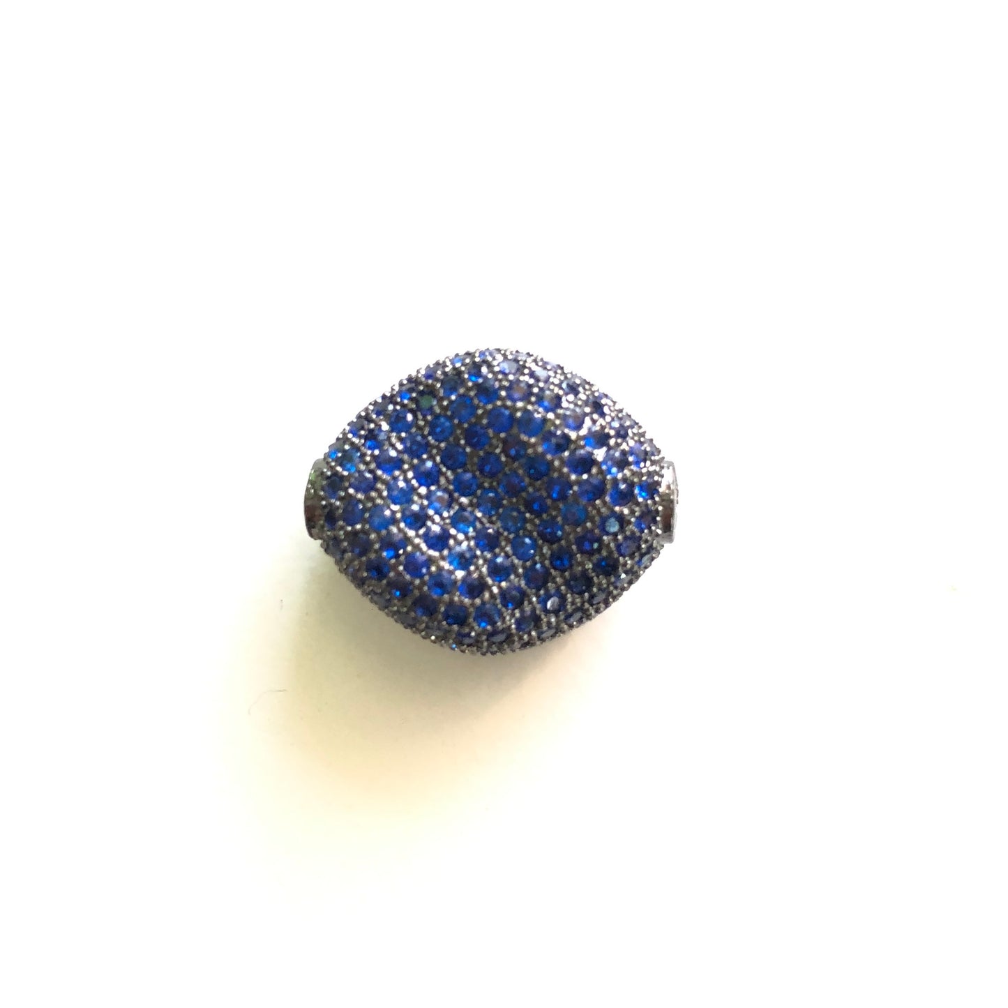 5-10pcs/lot 20*17mm Colorful CZ Paved Rhombus Centerpiece Spacers Blue CZ Paved Spacers Colorful Zirconia Rhombus Spacers Charms Beads Beyond