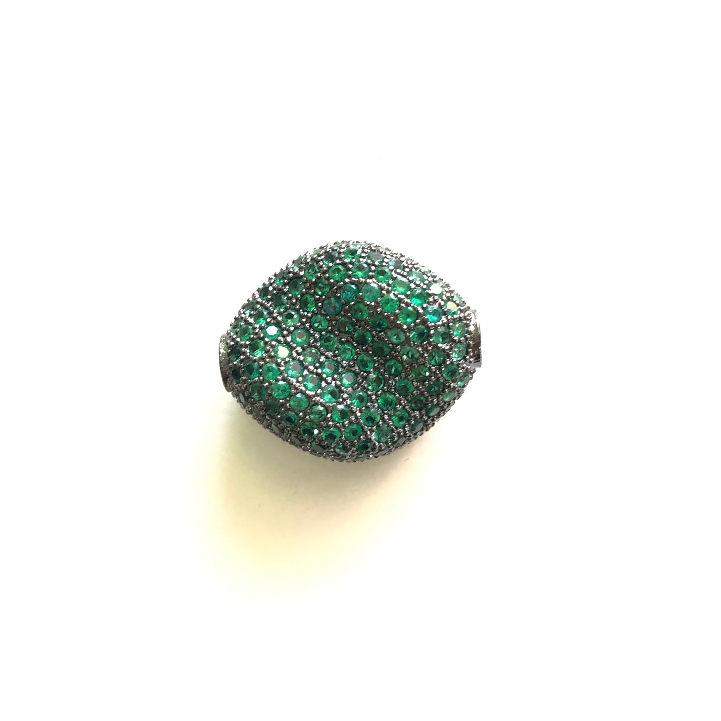 5-10pcs/lot 20*17mm Colorful CZ Paved Rhombus Centerpiece Spacers Green CZ Paved Spacers Colorful Zirconia Rhombus Spacers Charms Beads Beyond