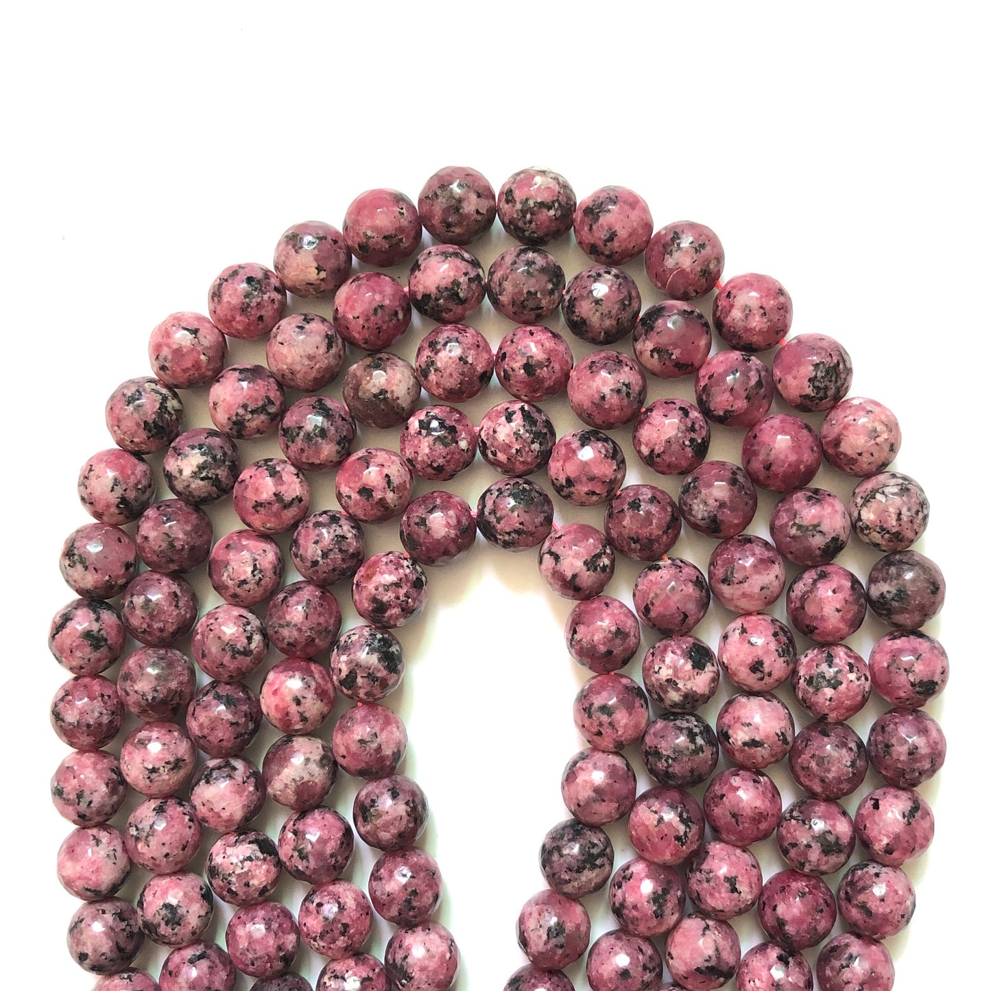 2 Strands/lot 10mm Red Kiwi Jasper Faceted Stone Beads Stone Beads Jasper Beads New Beads Arrivals Charms Beads Beyond