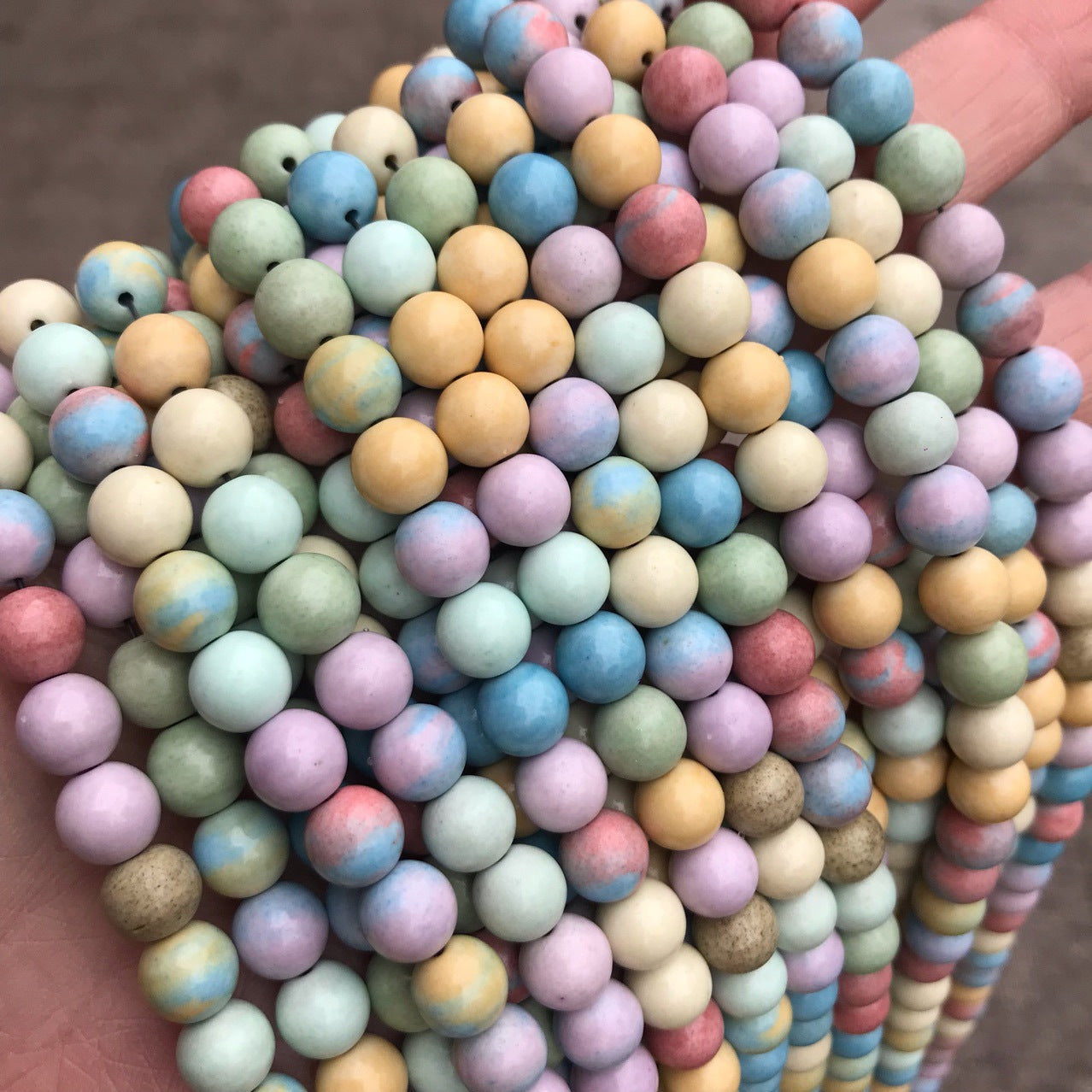 2 Strands/lot 10mm Colorful Cracked Fire Agate Faceted Stone Beads | Stone  Beads | Charms Beads Beyond