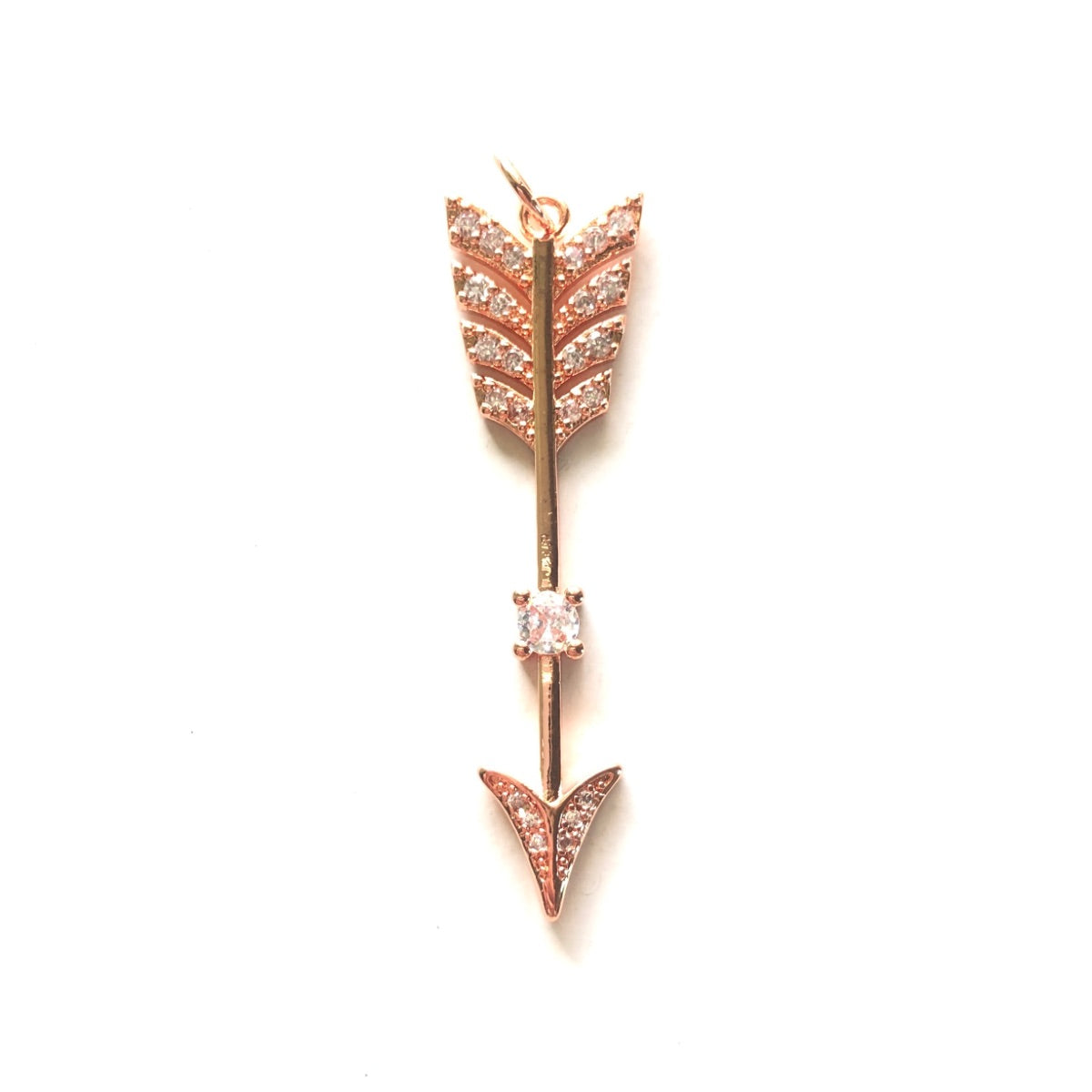 10pcs/lot 47.5*13mm CZ Paved Arrow Charms for Bracelet & Necklace Making CZ Paved Charms New Charms Arrivals Symbols Charms Beads Beyond