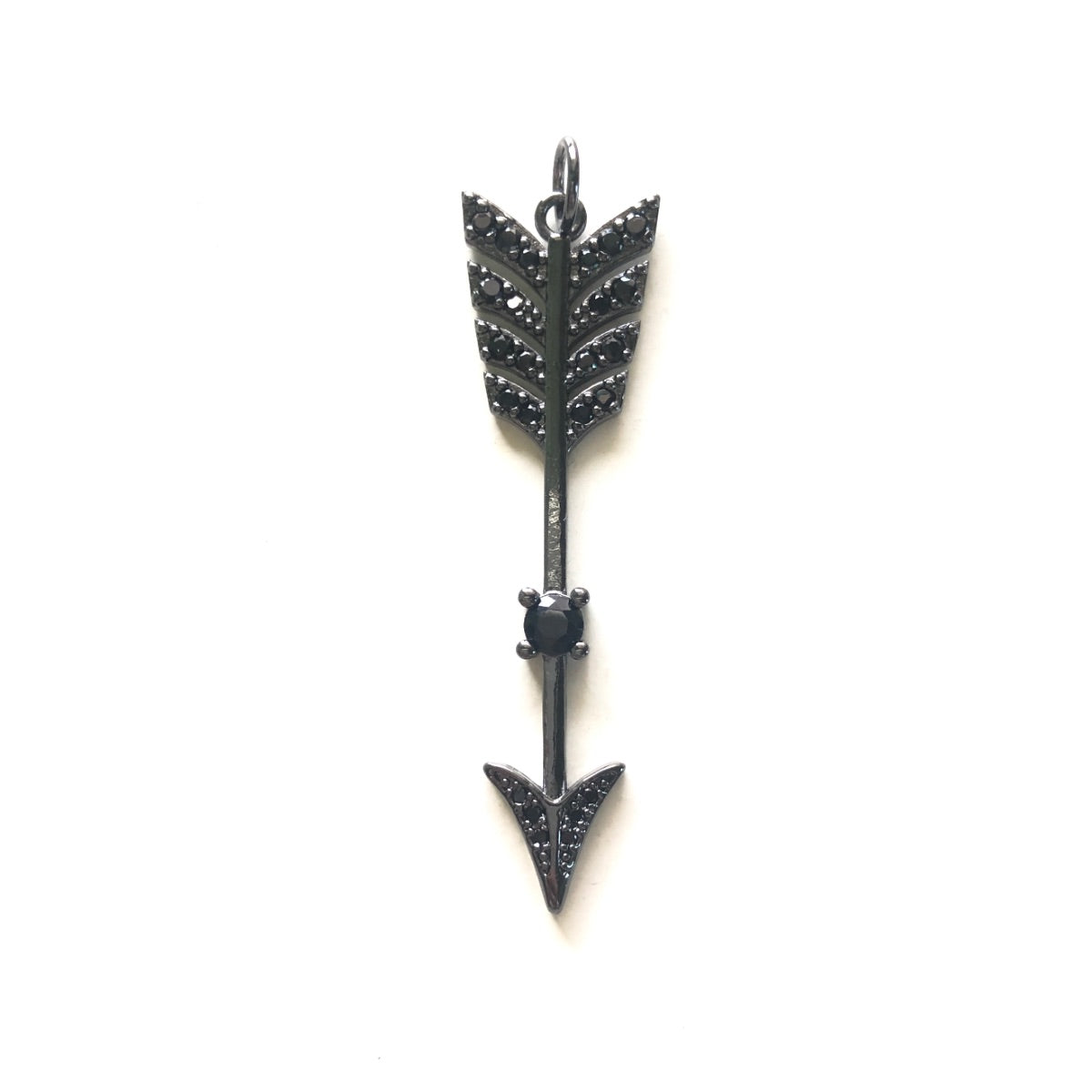 10pcs/lot 47.5*13mm CZ Paved Arrow Charms for Bracelet & Necklace Making CZ Paved Charms New Charms Arrivals Symbols Charms Beads Beyond