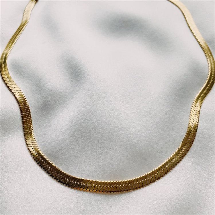 10pcs/lot 2.5/3/4/5mm Adjustable Gold Plated Stainless Steel Snake Chain Necklaces Women Bracelets Charms Beads Beyond