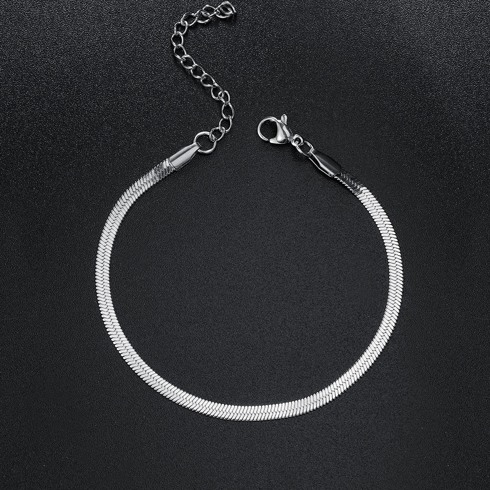 10pcs/lot 2.5/3/4/5mm Adjustable Gold Plated Stainless Steel Snake Chain Necklaces Women Bracelets Charms Beads Beyond