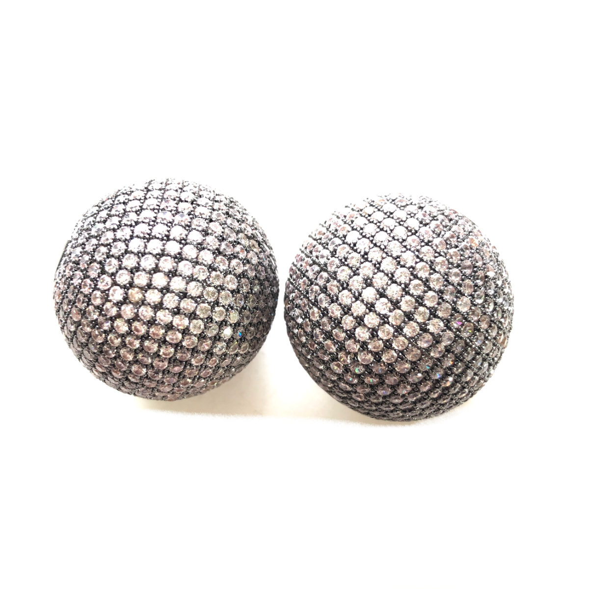 10pcs/lot 6 /8 /10 /12 /14 /16 /18 /20 /25mm Clear CZ Paved Round Ball Beads Spacers CZ Paved Spacers 10mm Beads 12mm Beads 6mm Beads 8mm Beads Ball Beads Charms Beads Beyond