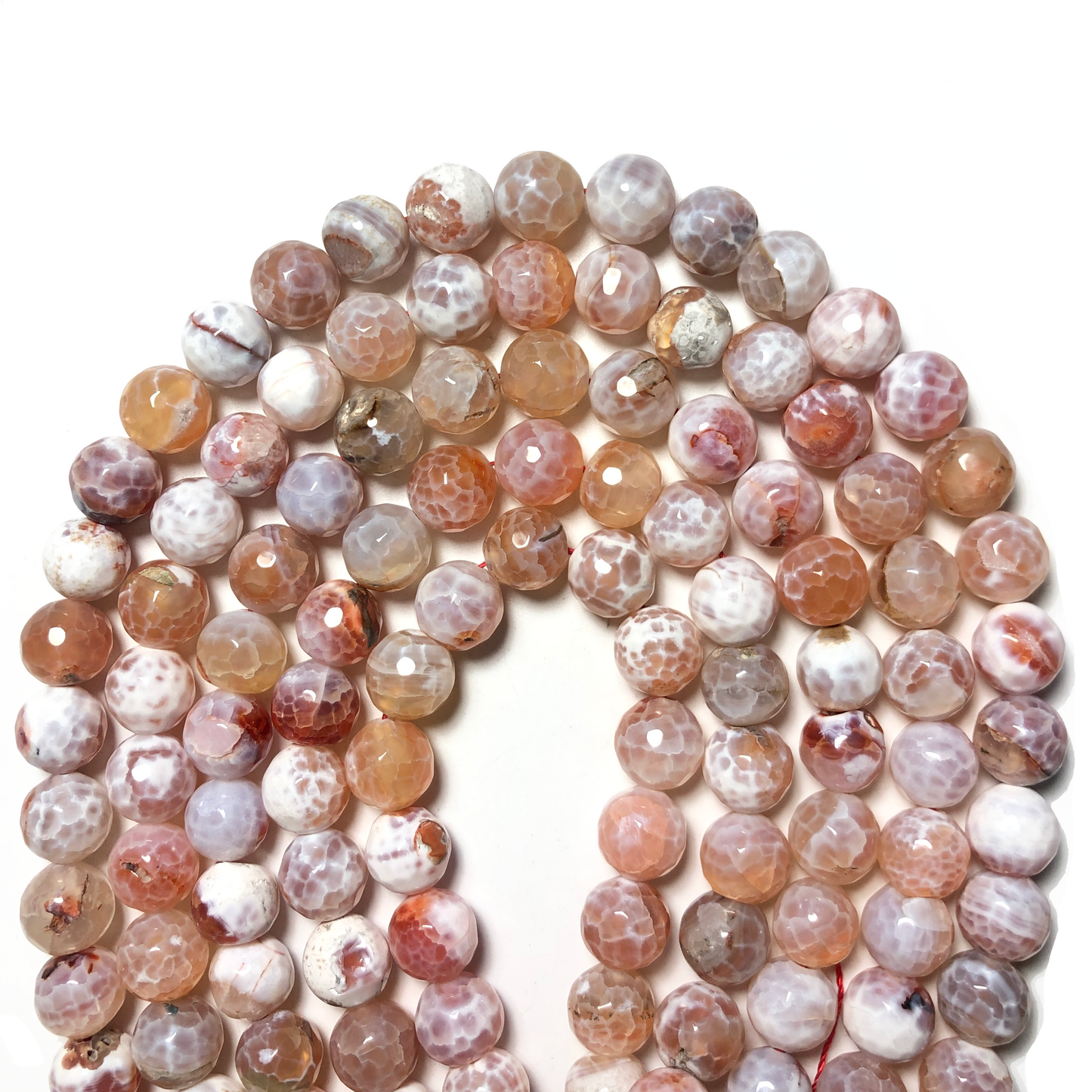 2 Strands/lot 12mm Yellow White Faceted Fire Agate Stone Beads Stone Beads 12mm Stone Beads Faceted Agate Beads New Beads Arrivals Charms Beads Beyond