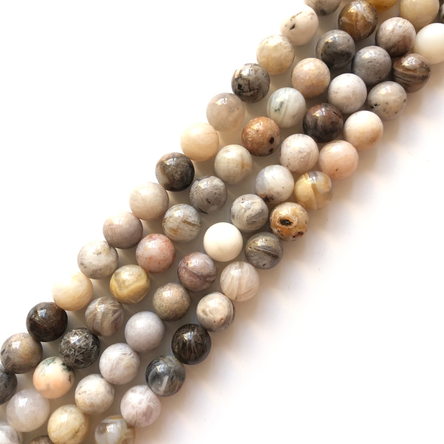 2 Strands/lot 10mm Multicolor Crazy Agate Stone Round Beads Stone Beads Other Stone Beads Charms Beads Beyond