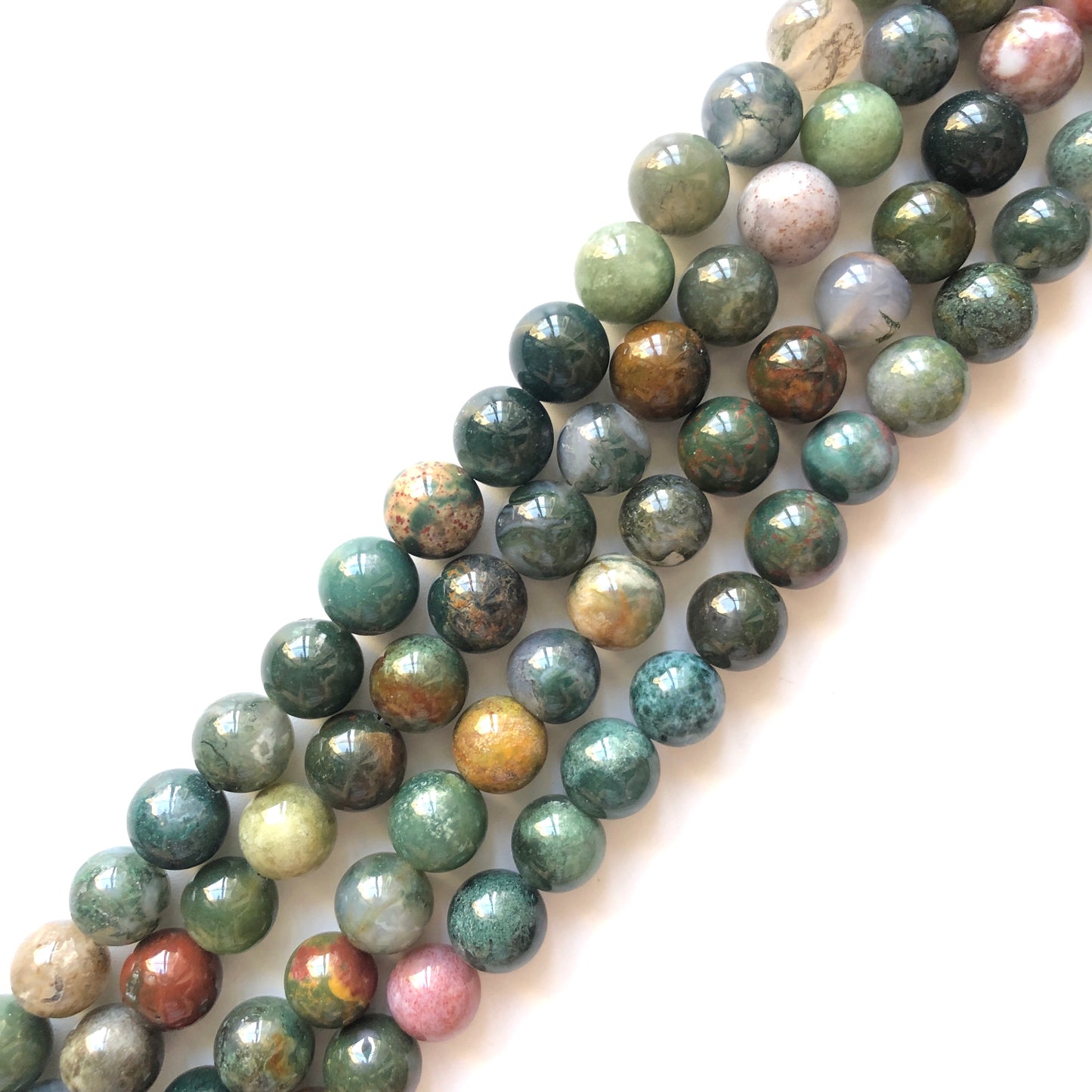 2 Strands/lot 10mm Indian Agate Round Stone Beads Stone Beads Other Stone Beads Charms Beads Beyond
