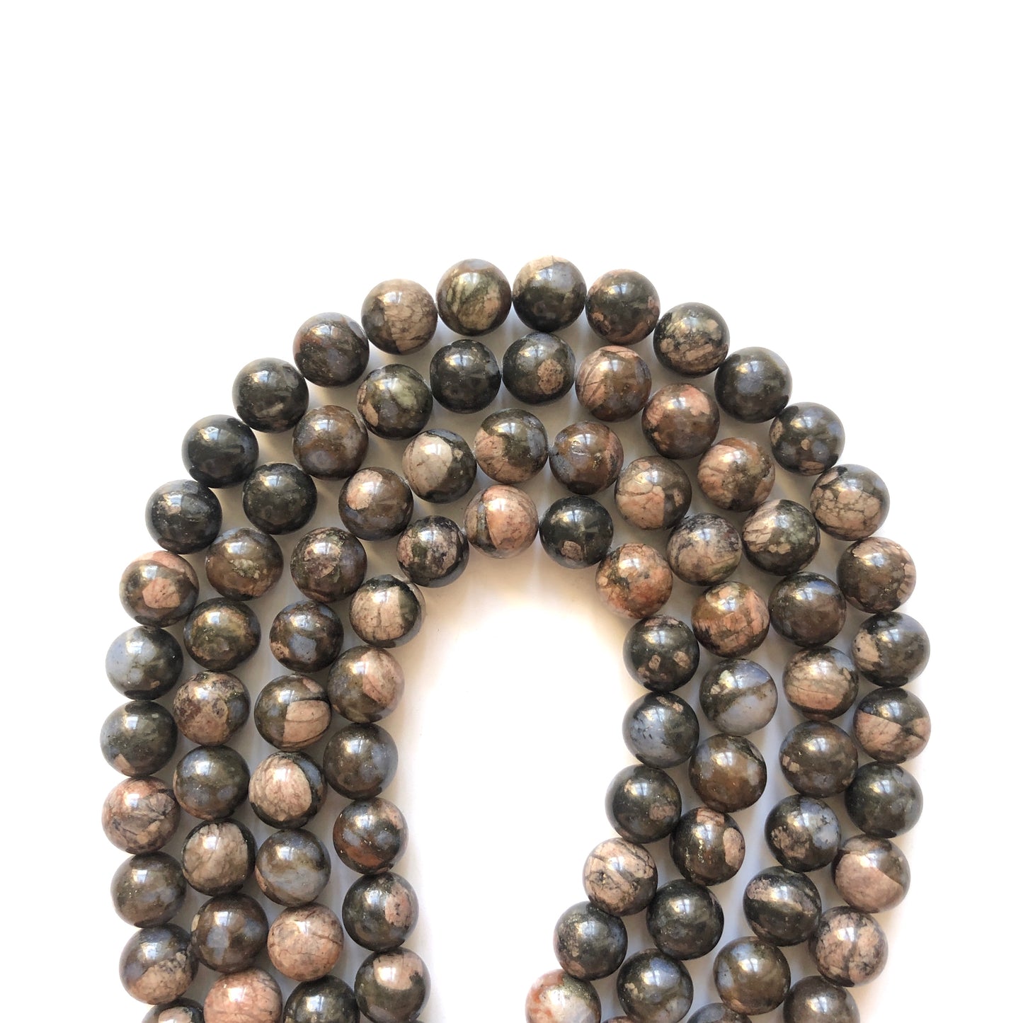 2 Strands/lot 10mm Glaucophane Stone Round Beads Stone Beads Other Stone Beads Charms Beads Beyond