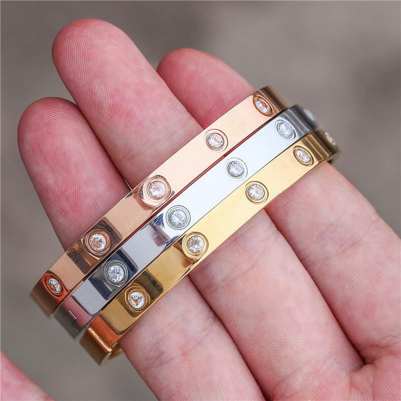 5pcs/lot Stainless Steel Bangle for Women & Men Women & Men Bracelets On Sale Charms Beads Beyond