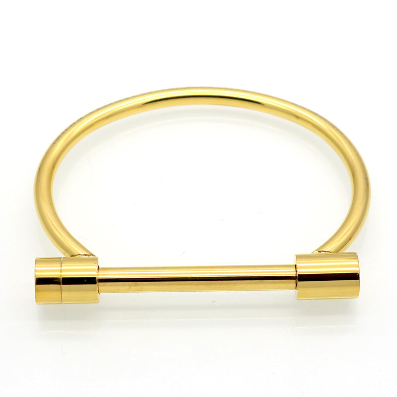 5pcs/lot Stainless Steel Crew Bangle for Women & Men Women & Men Bracelets Charms Beads Beyond