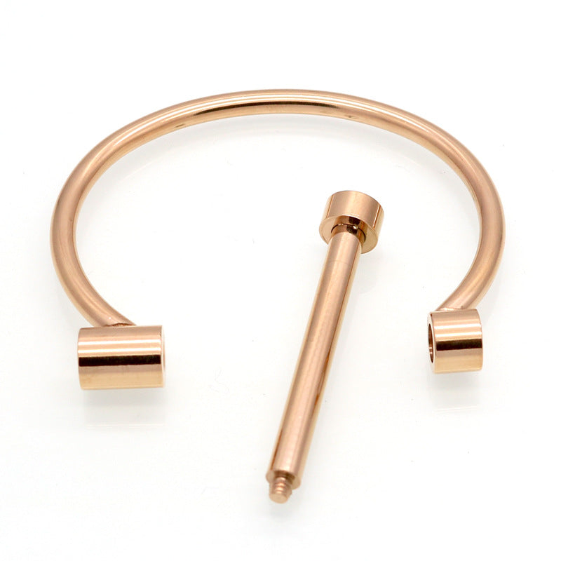 5pcs/lot Stainless Steel Crew Bangle for Women & Men Women & Men Bracelets Charms Beads Beyond