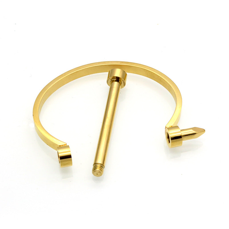 5pcs/lot Stainless Steel Crew Bangle for Women & Men Women & Men Bracelets Charms Beads Beyond