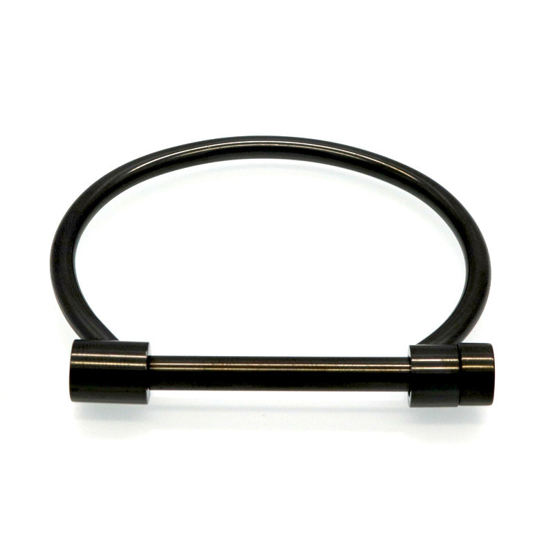 5pcs/lot Stainless Steel Crew Bangle for Women & Men Women & Men Bracelets Charms Beads Beyond