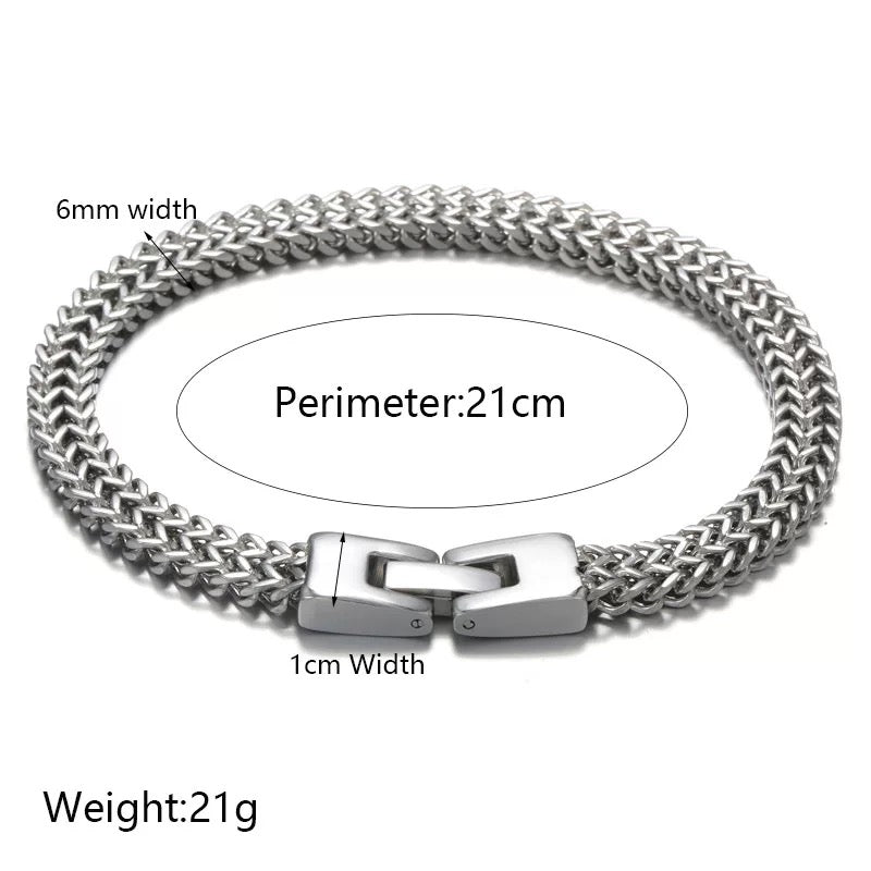5pcs/lot Stainless Steel Men Bracelet Men Bracelets Charms Beads Beyond
