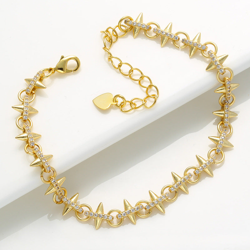 2pcs/lot Gold Silver CZ Pave Adjustable Women Bracelets Women Bracelets Charms Beads Beyond