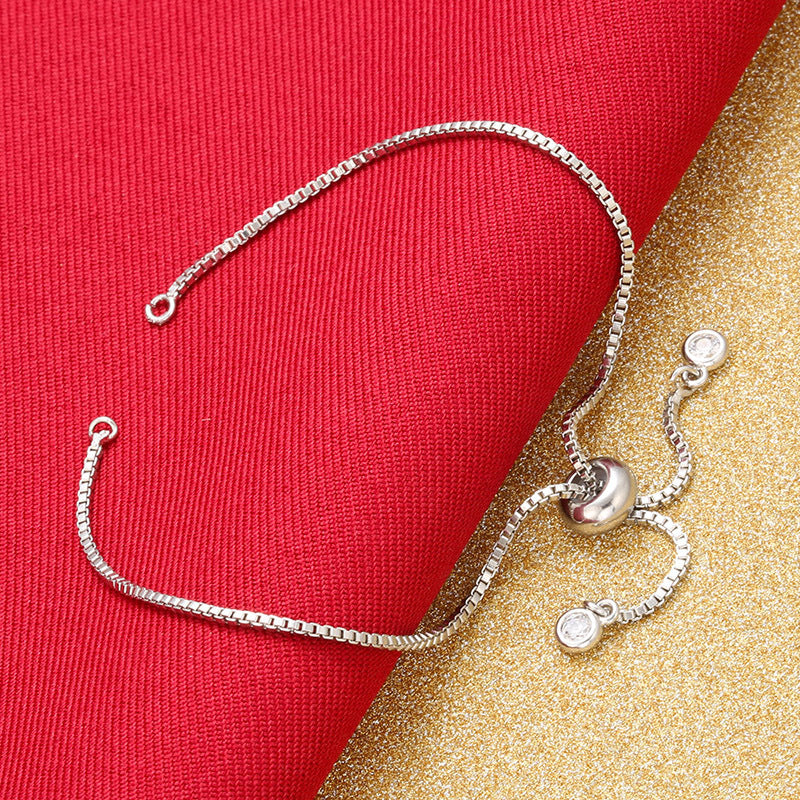 10pcs/lot 9.5inch Gold Plated Adjustable Bracelet Women Bracelets Charms Beads Beyond