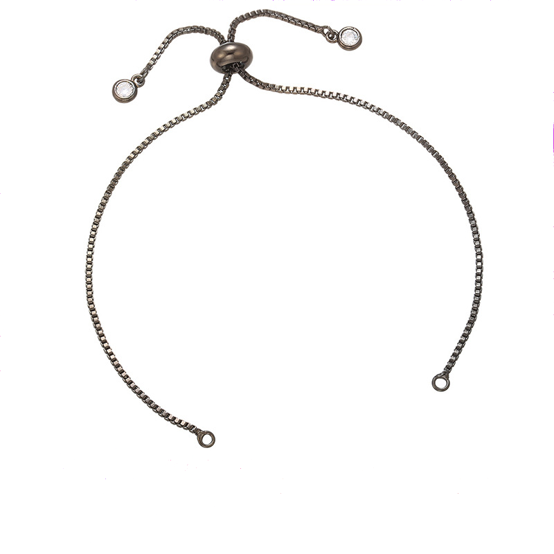 10pcs/lot 9.5inch Gold Plated Adjustable Bracelet Rose Gold Women Bracelets Charms Beads Beyond