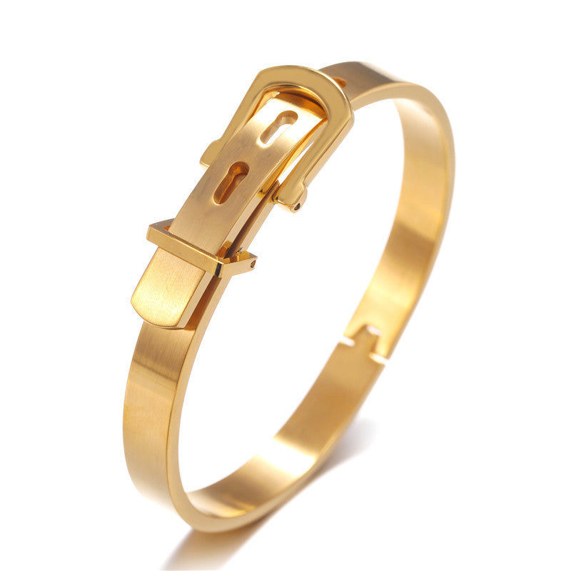 5pcs/lot Fashion Stainless Steel Bangle for Men & Women Gold Women & Men Bracelets Charms Beads Beyond