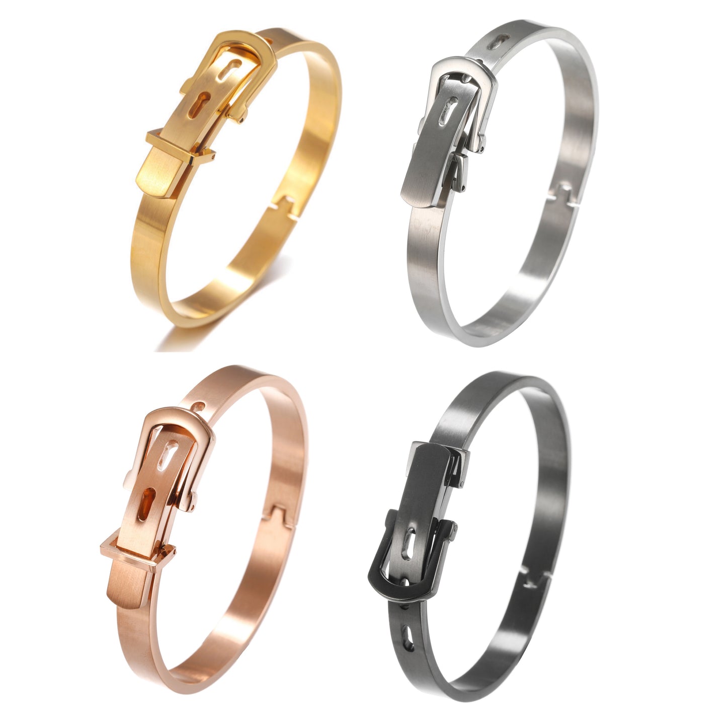 5pcs/lot Fashion Stainless Steel Bangle for Men & Women Mix Colors Women & Men Bracelets Charms Beads Beyond