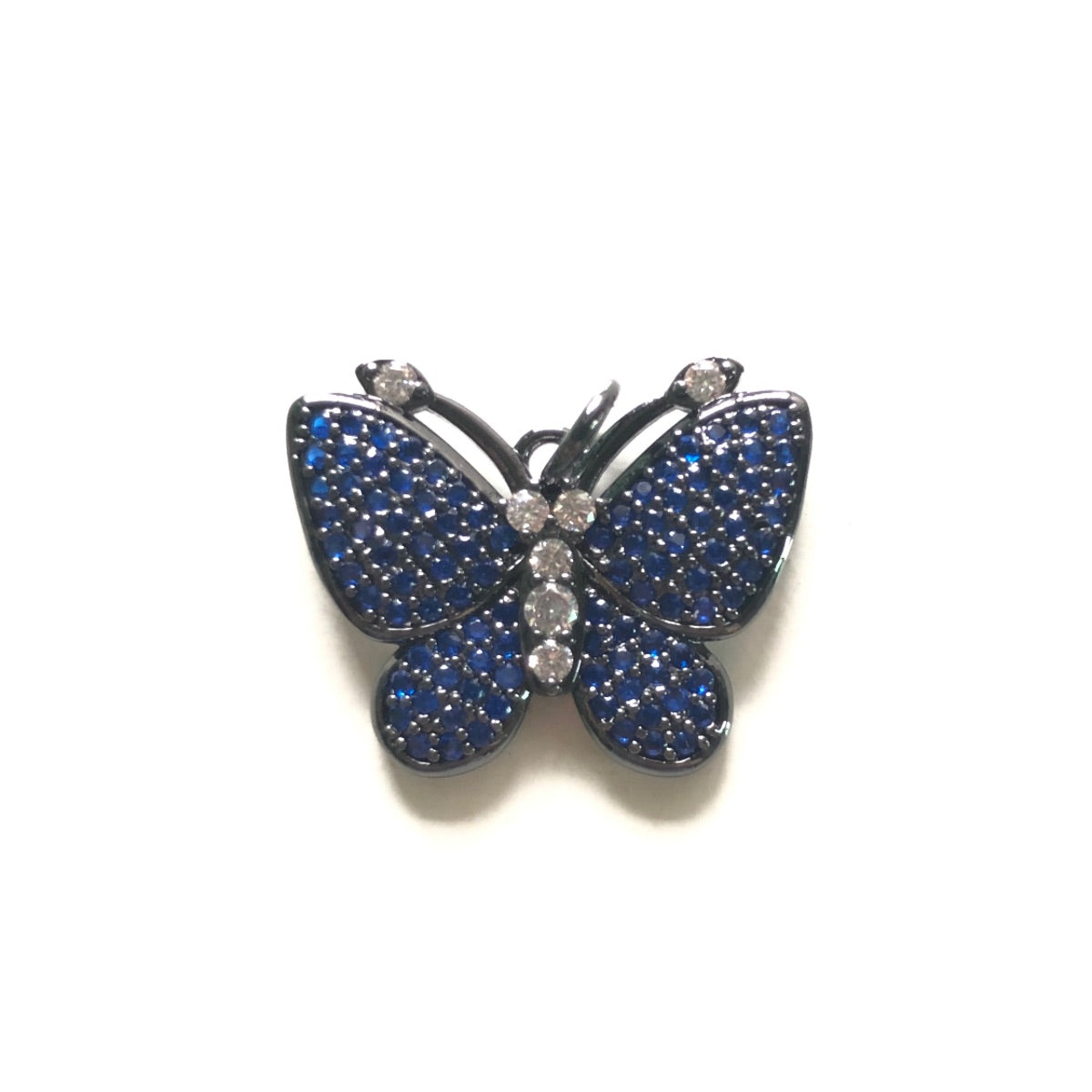5pcs/lot 25*20mm Multicolor CZ Paved Butterfly Charms CZ Paved Charms Butterflies Colorful Zirconia New Charms Arrivals Charms Beads Beyond