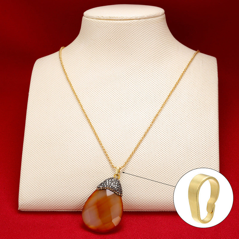 100pcs/lot 7mm, 8mm, 9mm Gold Plated Brass Hooks / Clasps-Jewelry Accessories Accessories Charms Beads Beyond