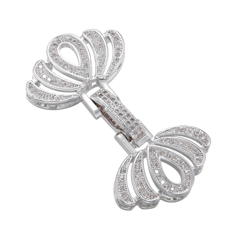 5pcs/lot CZ Paved Clasps for Bracelets & Necklaces Making Style 6 Accessories Charms Beads Beyond